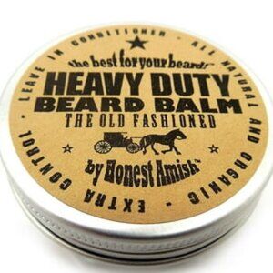 Honest Amish - PURE - Fragrance Free Beard Balm - All Natural - 2 Ounce